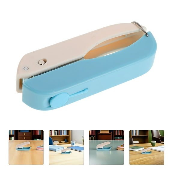 LOLIPPYY Multicolor Star-Shaped Handheld Hole Punch for Scrapbooking, Planners, and Craft Projects with Smooth Edge Finish