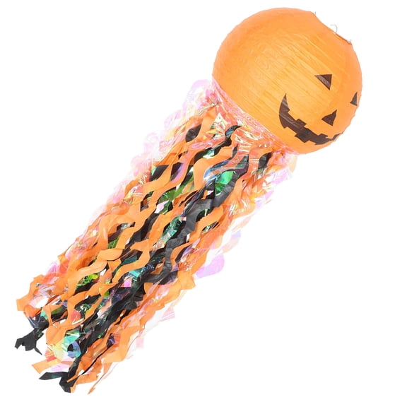 LOLIPPYY Hanging Lanterns Orange Paper Festive Atmosphere Indoor 1Pcs