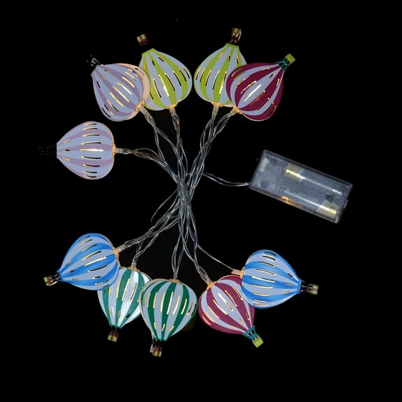 LOLIPPYY Indoor Hanging Hot Air Balloon Lights, Decorative Iron Lighting for Homeowners, 1 Pack