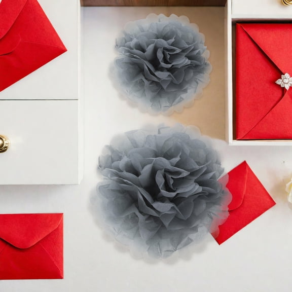 LOLIPPYY Hanging Paper Flowers Assorted Color 18PCS for Festive Occasions Decor