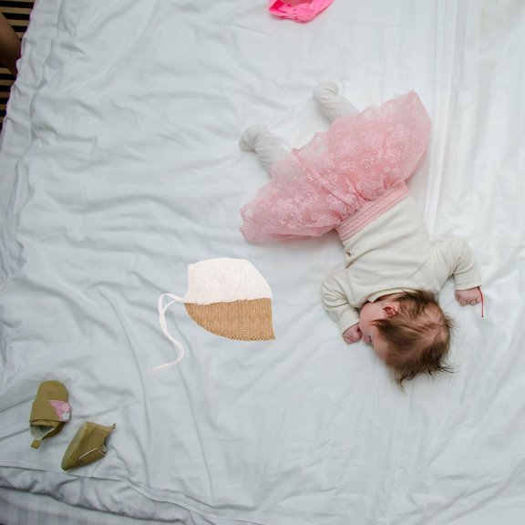 LOLIPPYY Hat For Baby Girl Princess Hat Style Baby Girls Summer Hat Multi 1Pack Breathable For Outdoor Activities