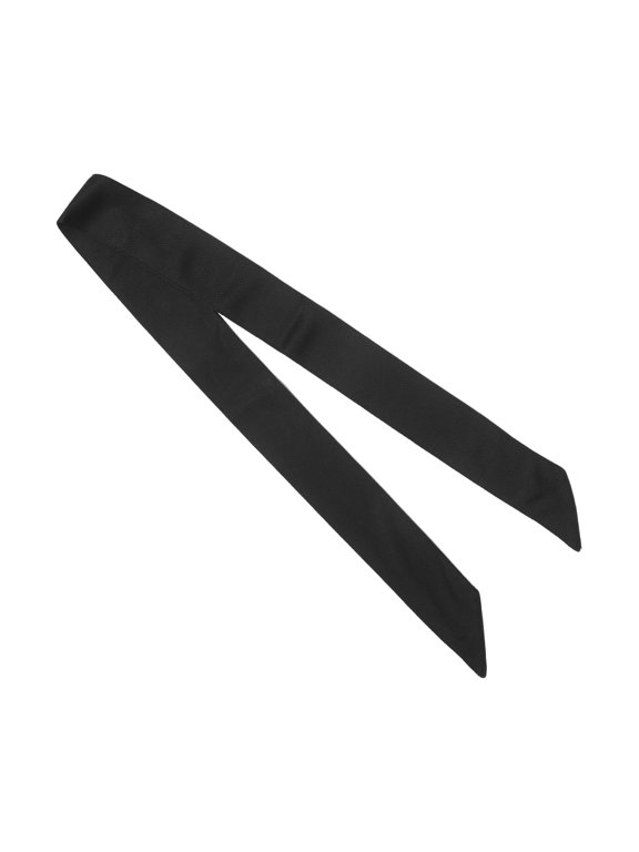 Athletic Unisex Head Tie Black Breathable Stretchy for Workouts