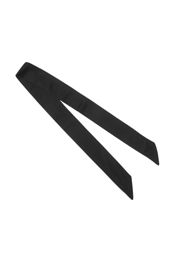 Athletic Unisex Head Tie Black Breathable Stretchy for Workouts