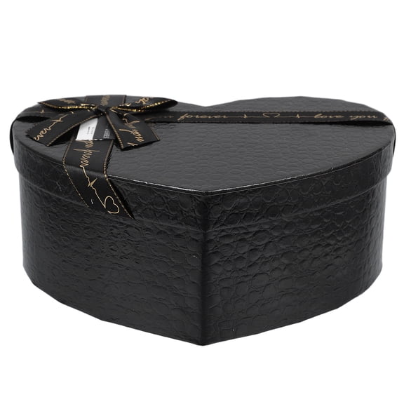LOLIPPYY Black Heart Box Valentine's Day Gift for Friends Storage 1Pcs