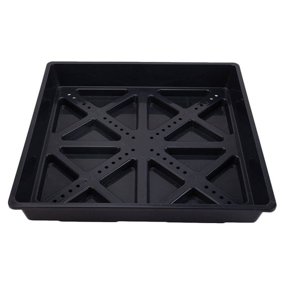 LOLIPPYY Heat Insulation Planter Black Plastic Grow Tray 1Pcs