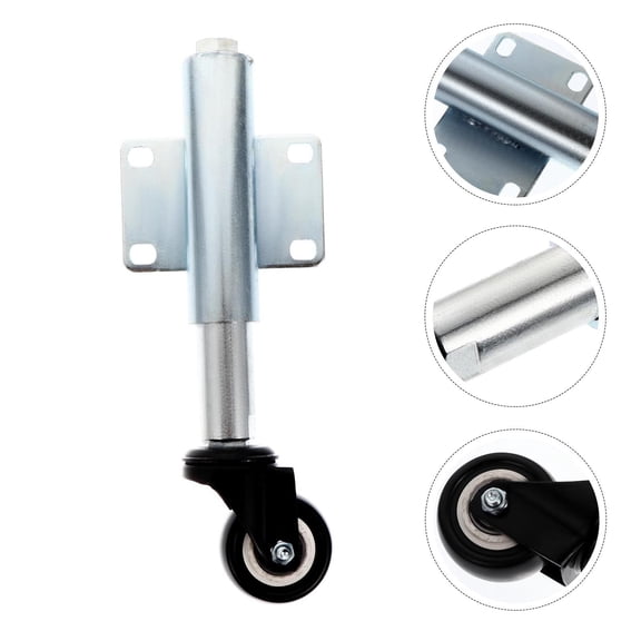 LOLIPPYY Heavy Duty 2 Inch PU Door Wheel Swivel Caster for Gates Suitable for Residential and Commercial Use