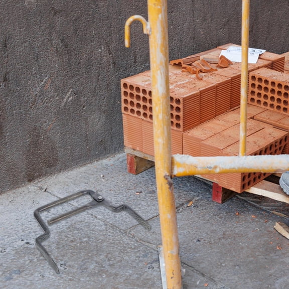 LOLIPPYY Heavy Duty Adjustable Brick Tong Lifter Black Tool for Secure Brick Carrying and Masonry Work