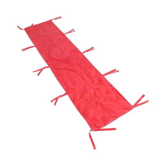 LOLIPPYY Heavy Duty Canopy Rain Gutter with Straps for Outdoor Tent Water Diversion in Red