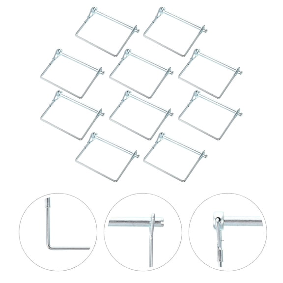 LOLIPPYY Heavy Duty Carbon Steel Hitch Pin Locking Pins for Trailers and Home Use, Finish