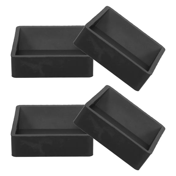 LOLIPPYY Heavy Duty Furniture Caster Cups with Black Rubber Floor Protectors to Prevent for Home Use