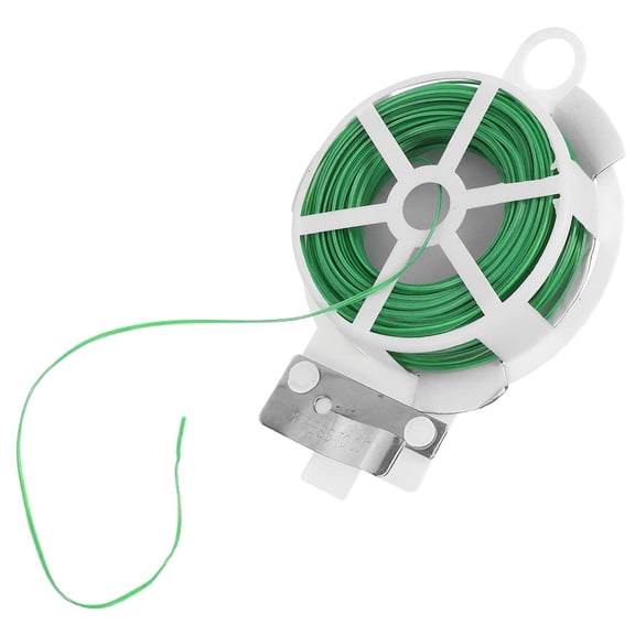 LOLIPPYY Heavy Duty Green Coated Garden Wire for Plant Support and Flexible Garden Ties