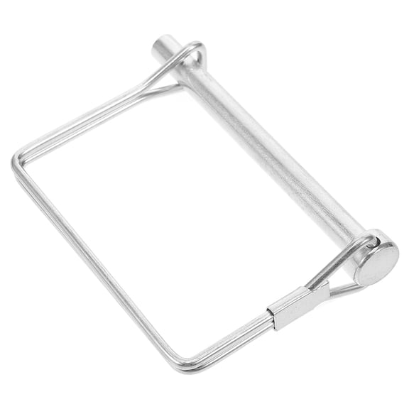 LOLIPPYY Heavy Duty Plated Silver Hitch Pin with Galvanized Finish for Reliable Trailer Coupler Locking