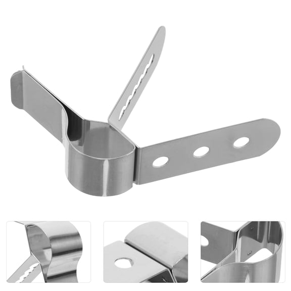 LOLIPPYY Heavy Duty Stainless Steel Thermometer Clip for Grill and Cooking Temperature Measurement