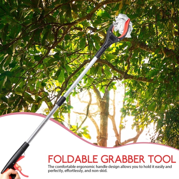 LOLIPPYY Heavy Duty Trash Picker Grabber Tool Foldable with Comfortable Grip Handle
