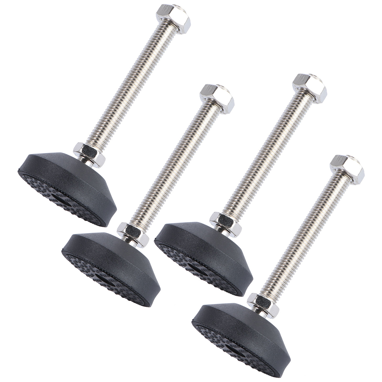 LOLIPPYY Set of 2 Height Adjustable Shock Absorbing Furniture Leveling ...