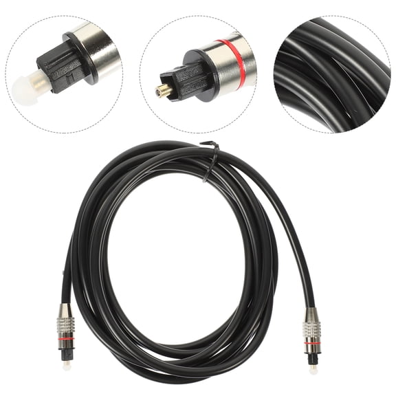 LOLIPPYY High Strength Audio Cable Black Cord for TV, Game Console, Sound Bar and Home Theater