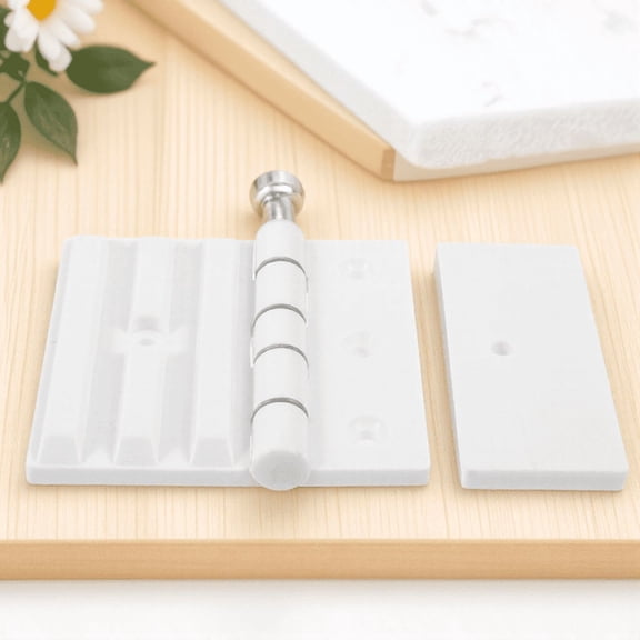 LOLIPPYY Hinge Shower Door Plastic Door Hinge Replacement Part White 1Pcs