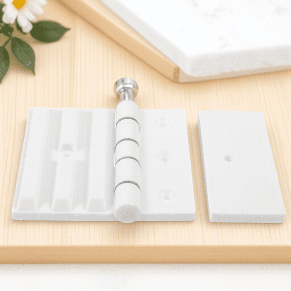 LOLIPPYY Hinge Shower Door Plastic Door Hinge Replacement Part White 1Pcs