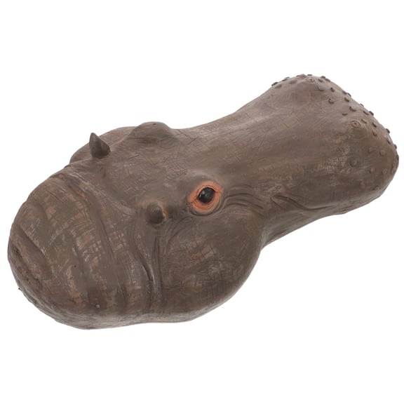 LOLIPPYY Floating Hippo Garden Statue Set - Outdoor Lawn, Pond, Balcony Yard Decor Sculpture for Home and Garden