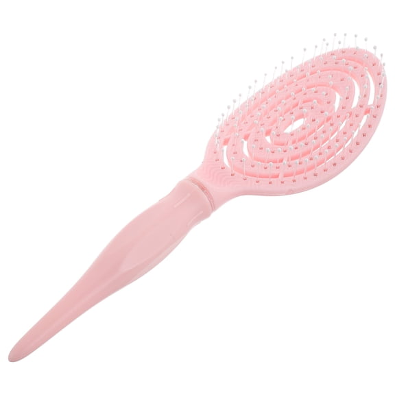 LOLIPPYY Hollow-out Design Hair Volume Comb Pink For Women Daily Use 1Set