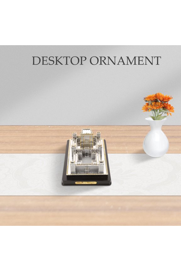 Home Decor Jerusalem Temple Model with Unique Design and Assorted Colors for Office Desk