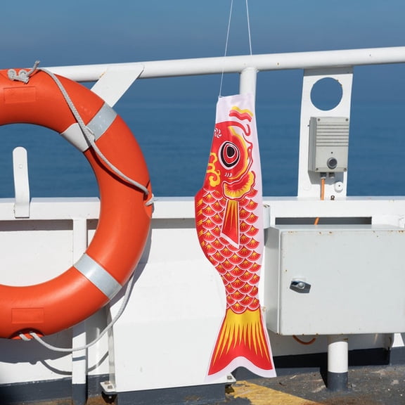 LOLIPPYY Home Owners Japanese Carp Flag Red 1Pcs