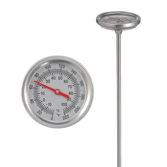 LOLIPPYY Home Use Soil Thermometer with Stainless Steel Probe for Accurate Compost and Planting Measurement