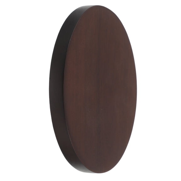 LOLIPPYY Dark Brown Wooden Display Base for Models and Collectibles, Sturdy Home Decor Stand