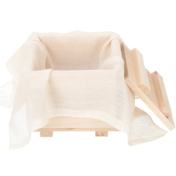 LOLIPPYY Homemade Tofu Maker Wooden Press For Water 1Set