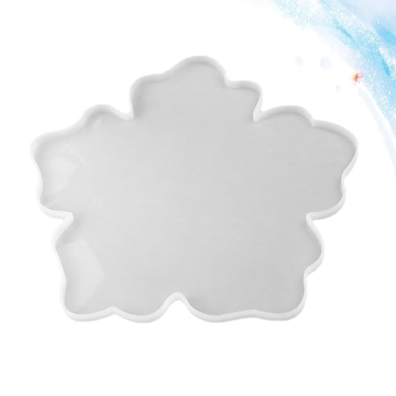 LOLIPPYY White Epoxy Mold for House Projects, 1 Pack, 10.5 x 10 x 1 cm, Crafting Mold for Resin and More