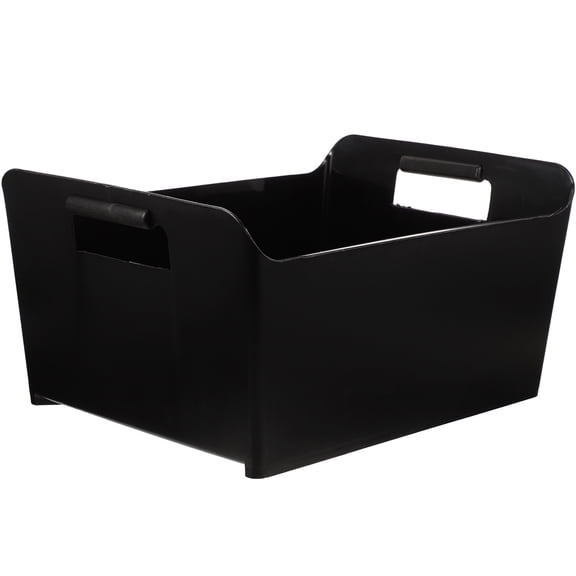 LOLIPPYY Household Black Plastic Beverage Bucket Ice Storage for Drinks Cooling