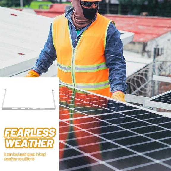 LOLIPPYY Household Solar Panel Rack Solar Panel Frame Iron Outdoor 1Pack