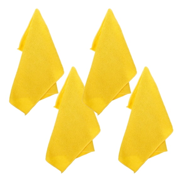 LOLIPPYY Supple Yellow Kitchen Towels, Super Absorbent and Comfortable, 4Pcs