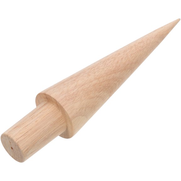 LOLIPPYY Ice Cream Cone Mold Cone Ice Cream Mold Beige Rubber Wood 1Pcs Use