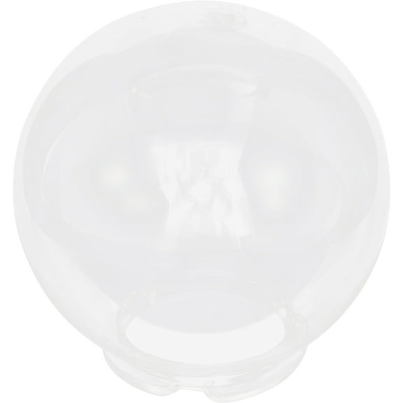LOLIPPYY Impact Resistant Transparent Globe Light Cover for Outdoor Wall Post and Garden Lamps