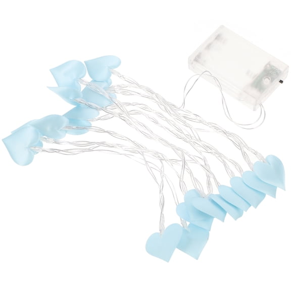 LOLIPPYY Indoor Fabric Heart Fairy Light String for Relaxing and Romantic Atmosphere