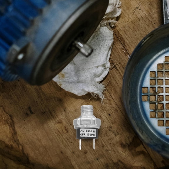 LOLIPPYY Industrial Air Compressor Pressure Control Switch Plated Silver for Efficient Pneumatic Tool Use