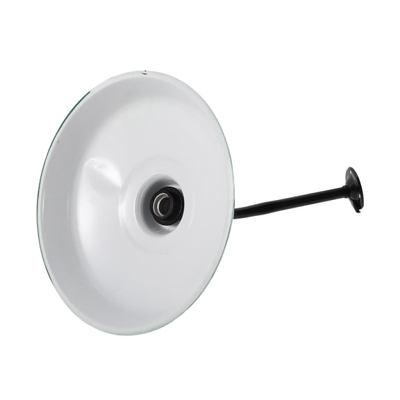 LOLIPPYY Industrial Outdoor Lamp Shade Enamel Cover Weather Resistant for Porch and Farmhouse