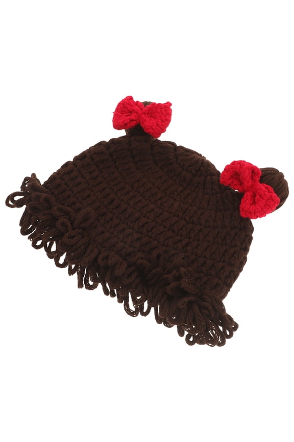 Wool Yarn Knit Hat Soft Cap Easy to Clean Beanie 1 Piece