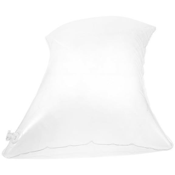 LOLIPPYY Inflatable Clear Pillow Inserts for Camping Salon Use PVC Transparent Adjustable Comfortable Soft Portable Foldable 12 x 16 inches
