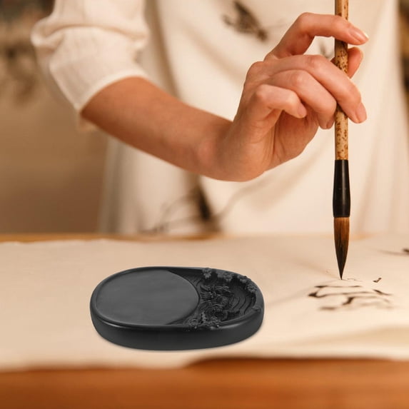 LOLIPPYY Ink Grinding Stone Inkslab 1 Piece Traditional Chinese Painting Tool Simple Design for Artists