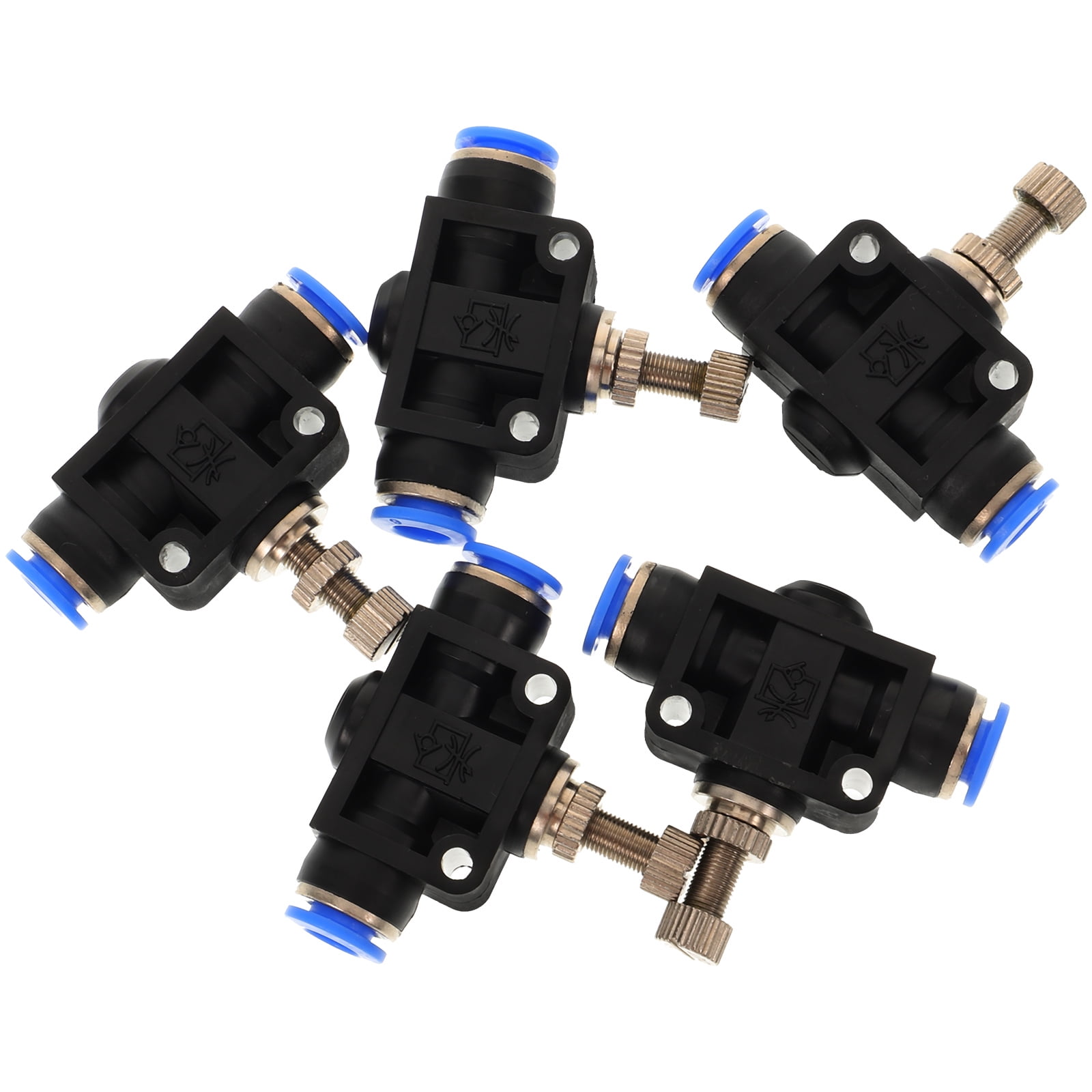 LOLIPPYY Inline Flow Control Valve Throttle Pneumatic Connector 5pcs ...