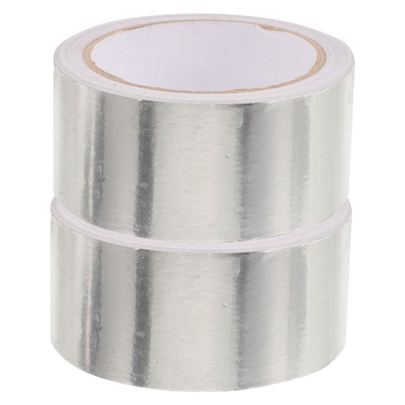 LOLIPPYY Insulated Aluminum Foil Tape Plated Silver for Home Use Sealing and High Temperature Protection