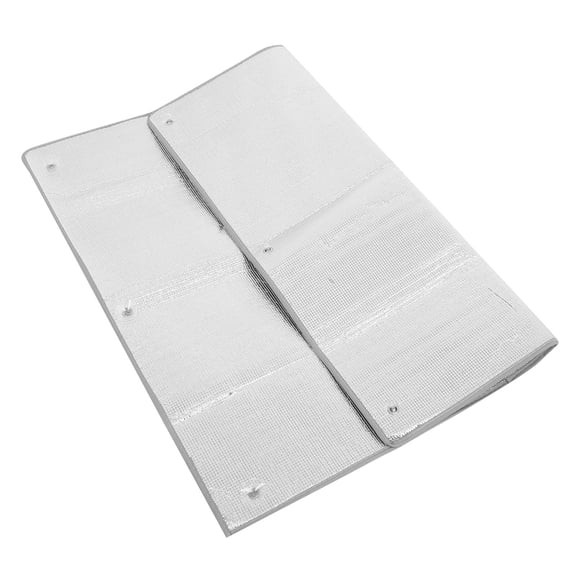 LOLIPPYY Insulated Glass Film Silver Heat Resistance Window Cover For Balcony Use 1 Set