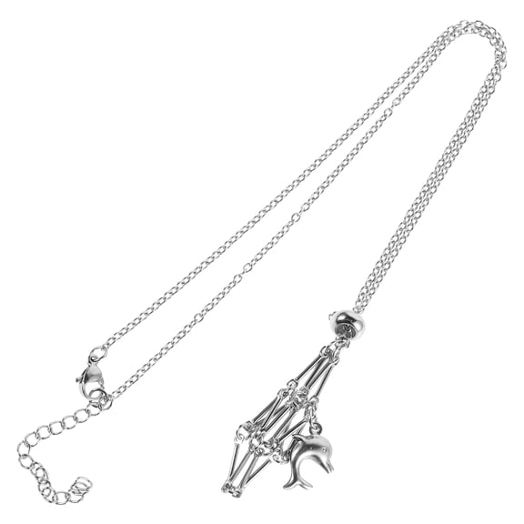 LOLIPPYY Metal Crystal Cage Necklace with Intricate Weave Design for Versatile Crystal Display and Jewelry Use