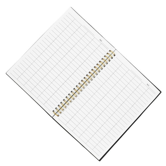 LOLIPPYY Black Inventory Organizer Ledger Paper Sheets, 1 Piece for Students, Durable and Practical