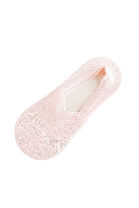 Invisible Socks Thin Pink Sweat Absorbent Low Cut No Show for Comfortable Feet Wearing