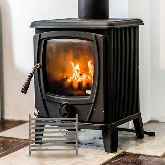 LOLIPPYY Iron Fireplace Grate Replacement with Robust Build for Wood Stove and Bbq Grill