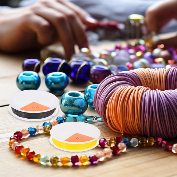LOLIPPYY Jewelry Elastic Thread for Bracelet Necklace Bead Weaving Durable Assorted Color