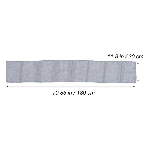 LOLIPPYY Jute Burlap Table Runner Rustic Gray Table Cover for Dining Room 1Pack